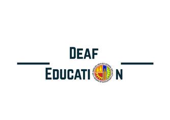 LAUSD Deaf EDUCATION LOGO